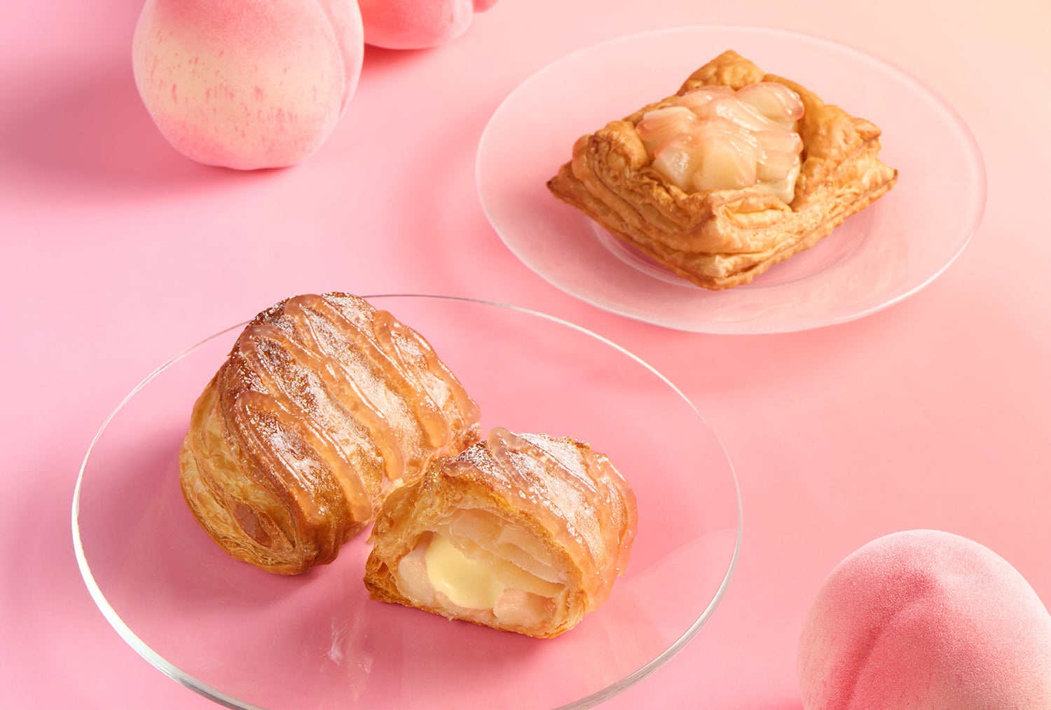 【RINGO】7/1(火)「焼きたてオープンパイ〔ピーチアールグレイ〕」「焼きたてカスタードピーチパイ」発売 ~7/15(火)からはブランド初のドリンクも登場~