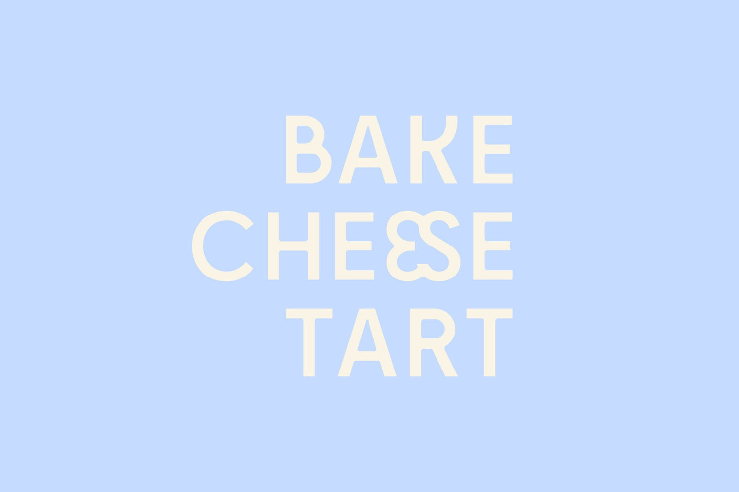 【BAKE CHEESE TART】価格改定のお知らせ