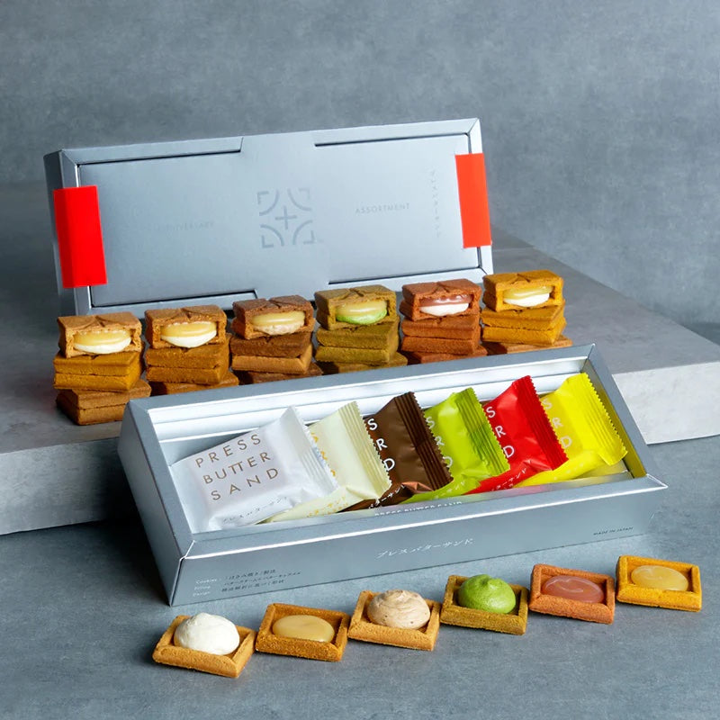 【4日間限定】PRESS BUTTER SANDブランド6周年記念!6種のバターサンドをぎゅっと詰め込んだオールスターボックス初登場!