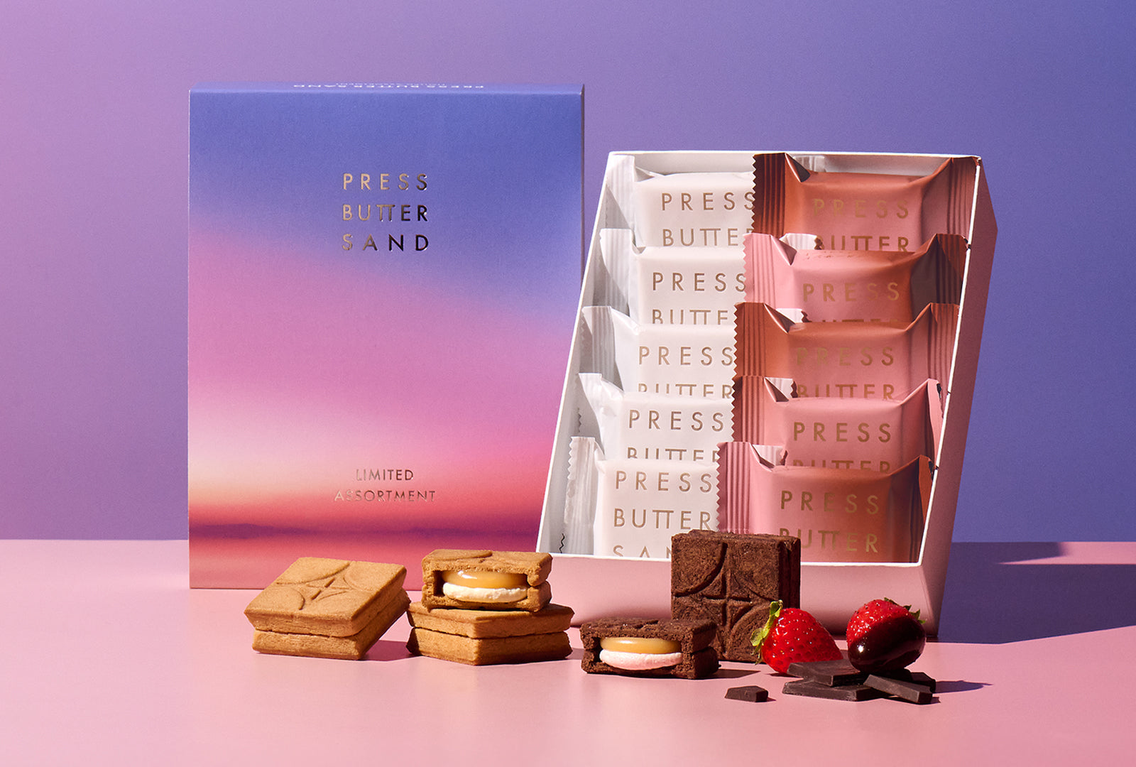 PRESS BUTTER SAND】羽田空港限定「バターサンド〈ストロベリー