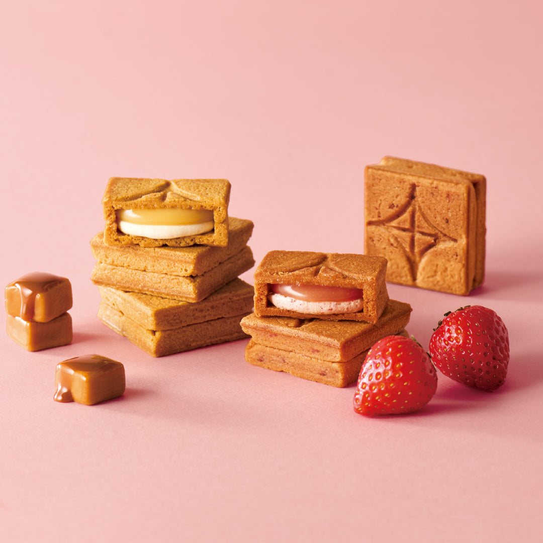 【母の日限定デザイン】バターサンド2種セット贈り物〈贅沢いちご〉10個入