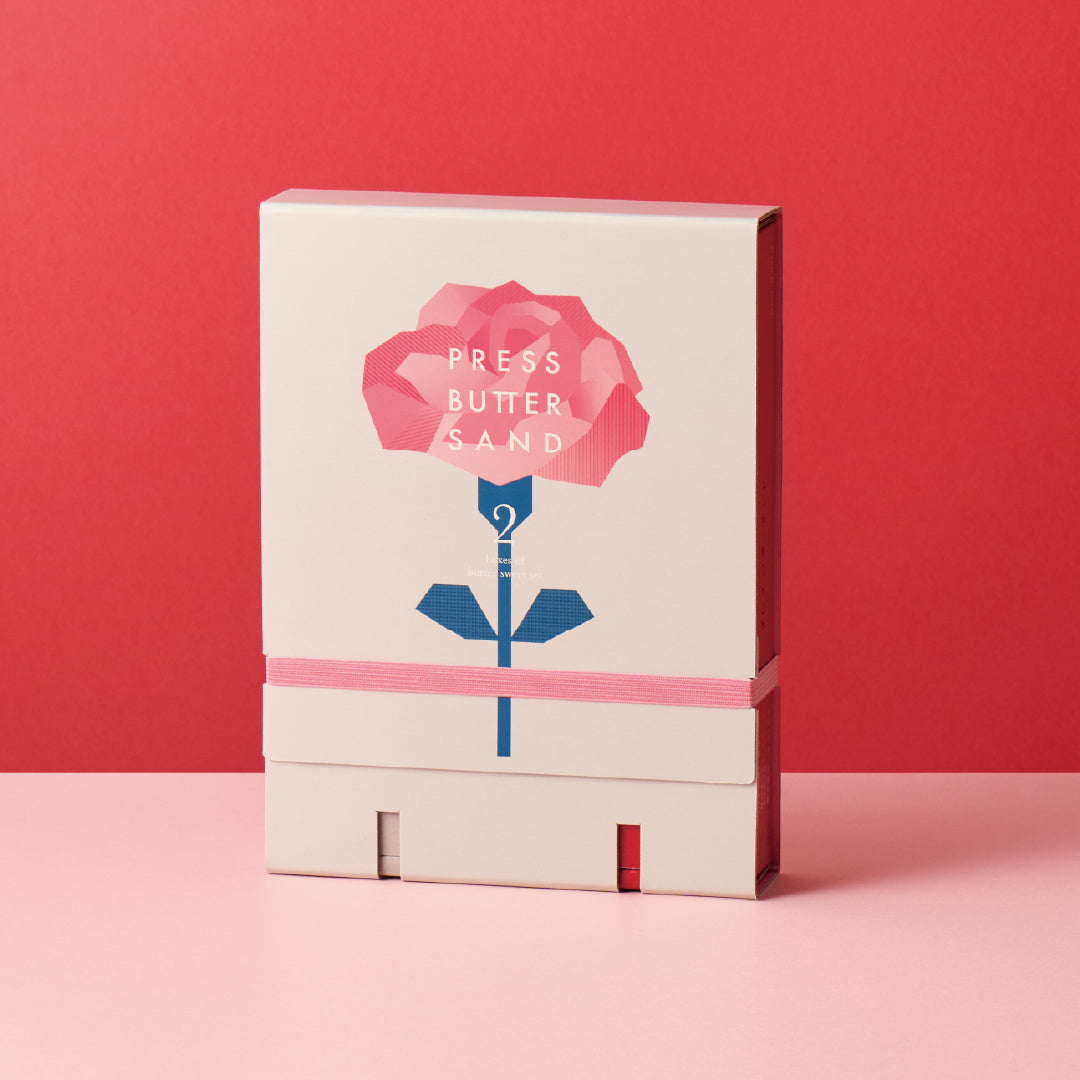 【母の日限定デザイン】バターサンド2種セット贈り物〈贅沢いちご〉10個入