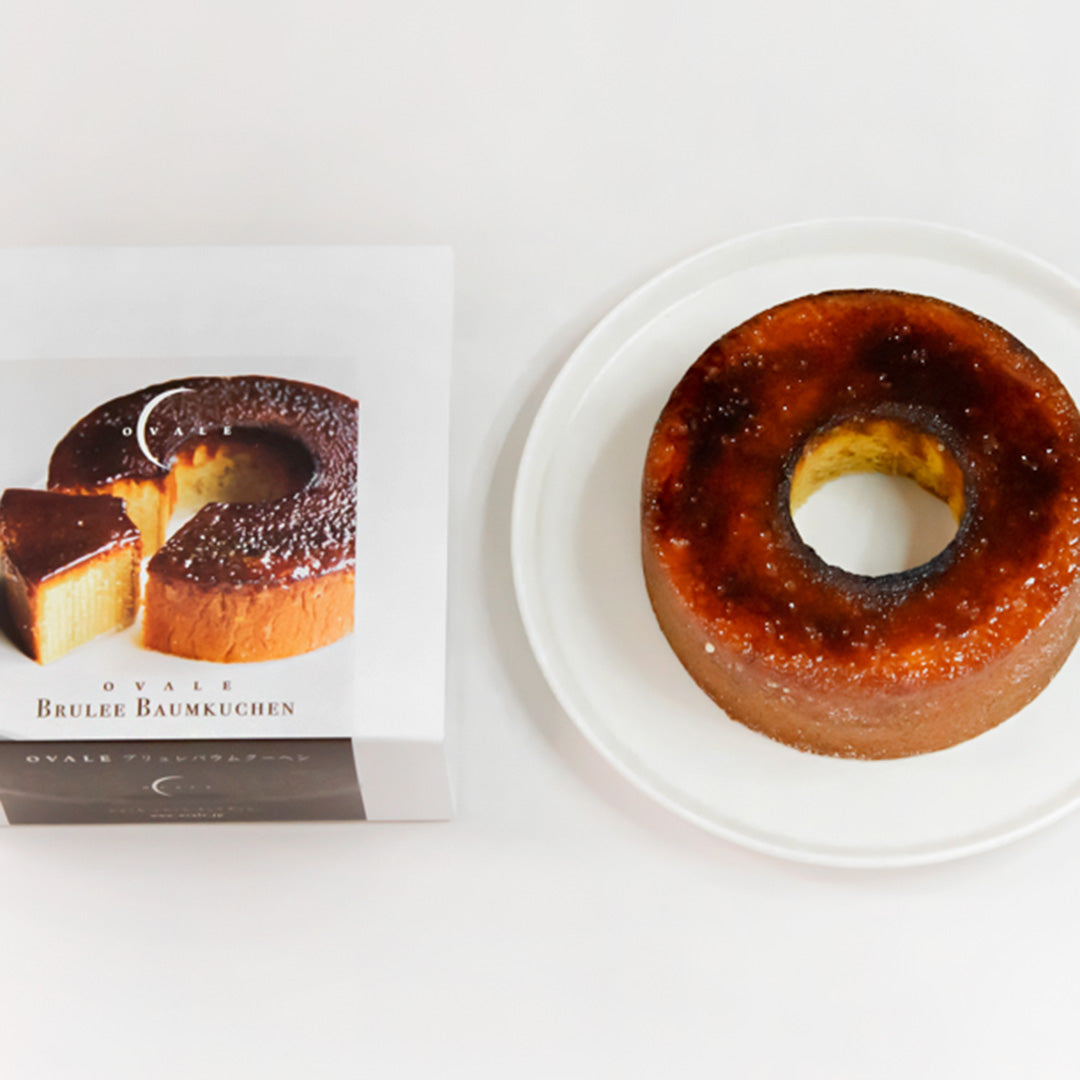 【OVALE】玄米粉ブリュレバウムクーヘン