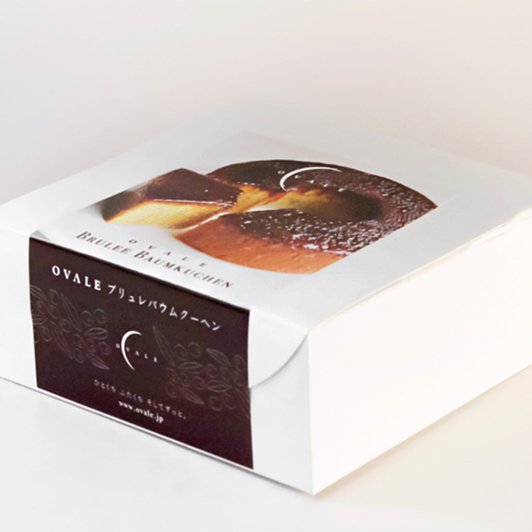 【OVALE】玄米粉ブリュレバウムクーヘン