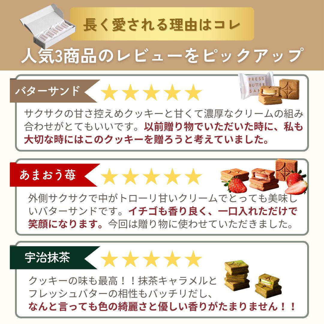 定番バターサンドセット