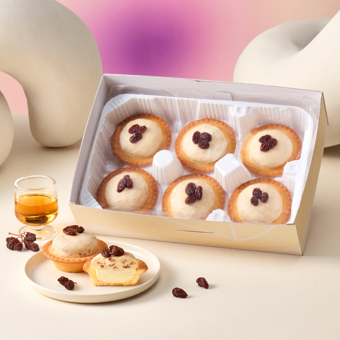 フロマージュタルト6P BOX〈ラムレーズン〉