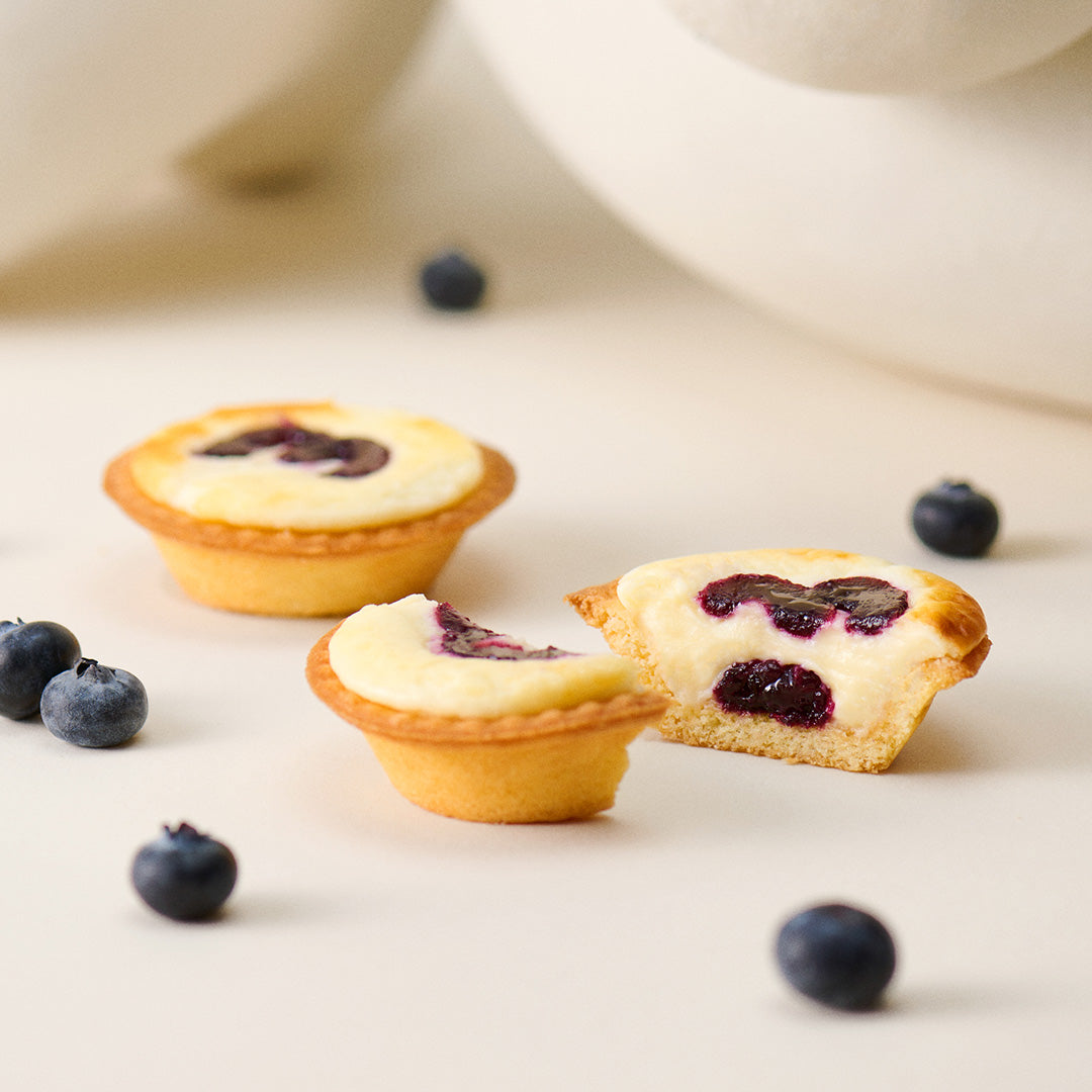 チーズタルト6P BOX〈オリジナルチーズタルト3個・ブルーベリーチーズタルト3個〉