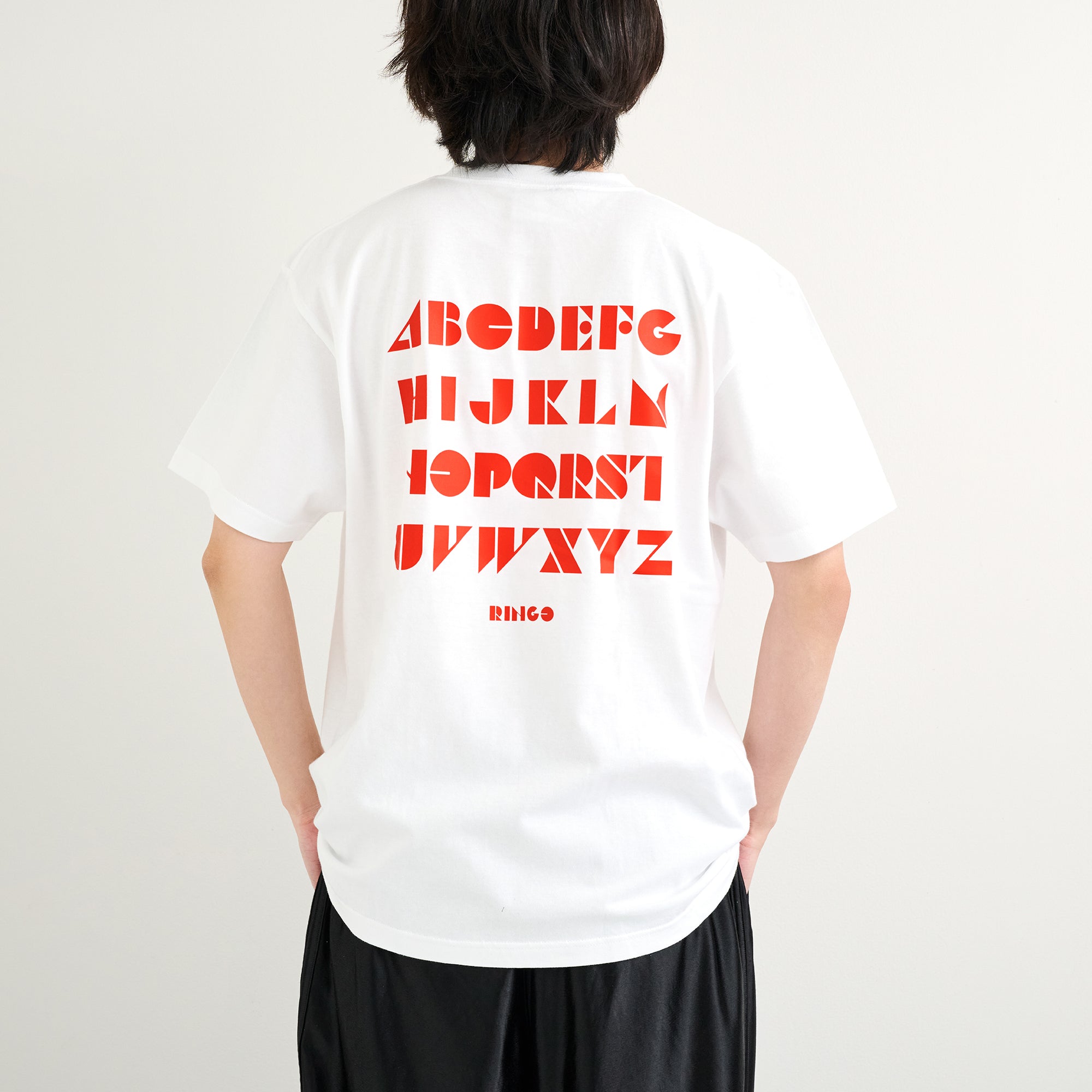 RINGO バックプリントTシャツ
