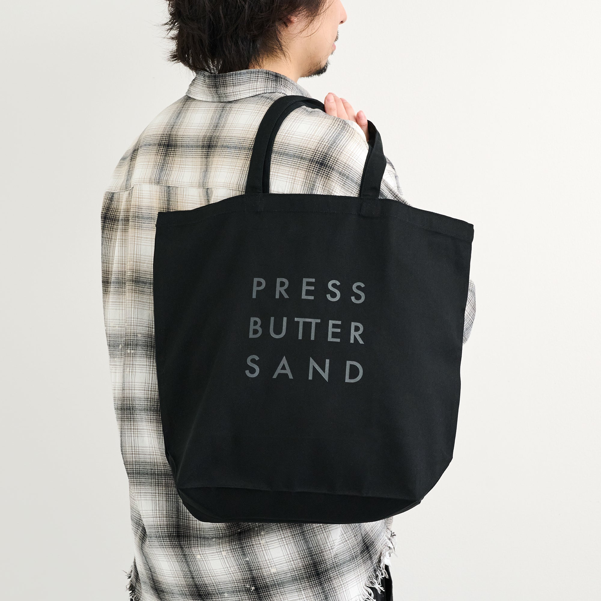 PRESS BUTTER SAND ロゴトートバッグ3