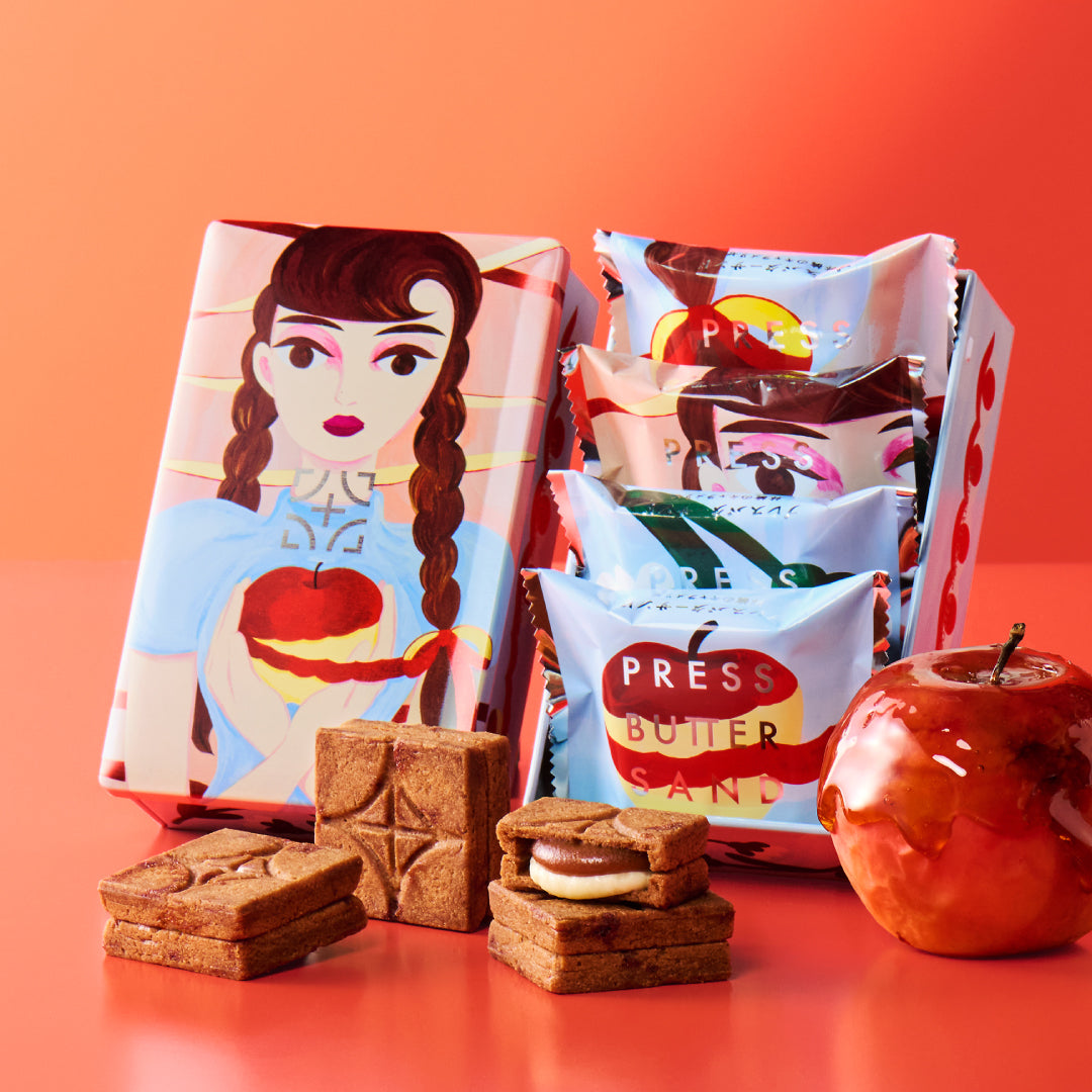 バターサンド〈林檎のキャラメリゼ〉4個入