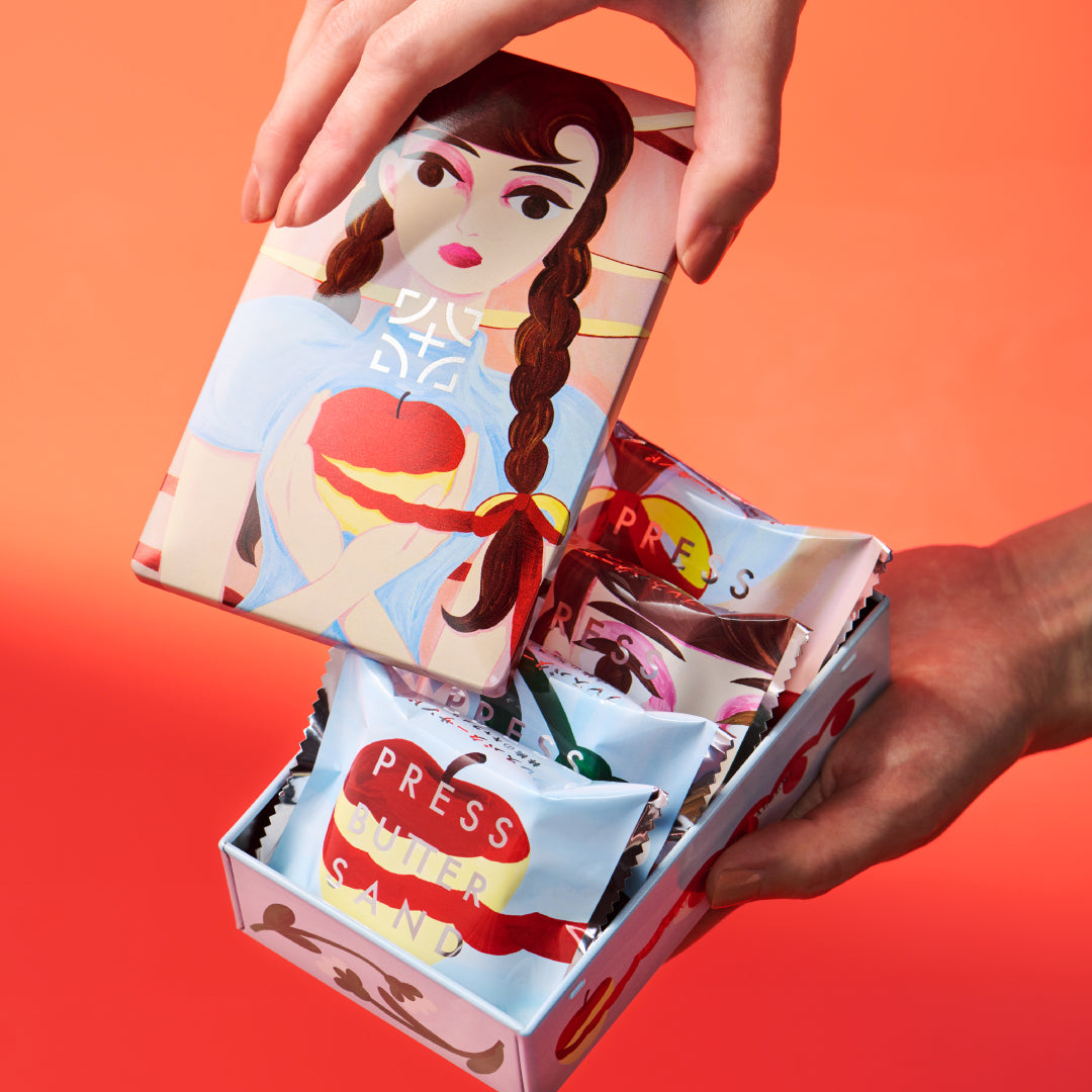 バターサンド〈林檎のキャラメリゼ〉4個入