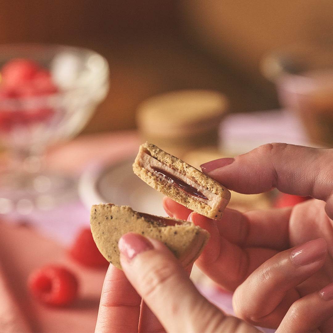 ティーショコラサンド{アールグレイラズベリー}4個入