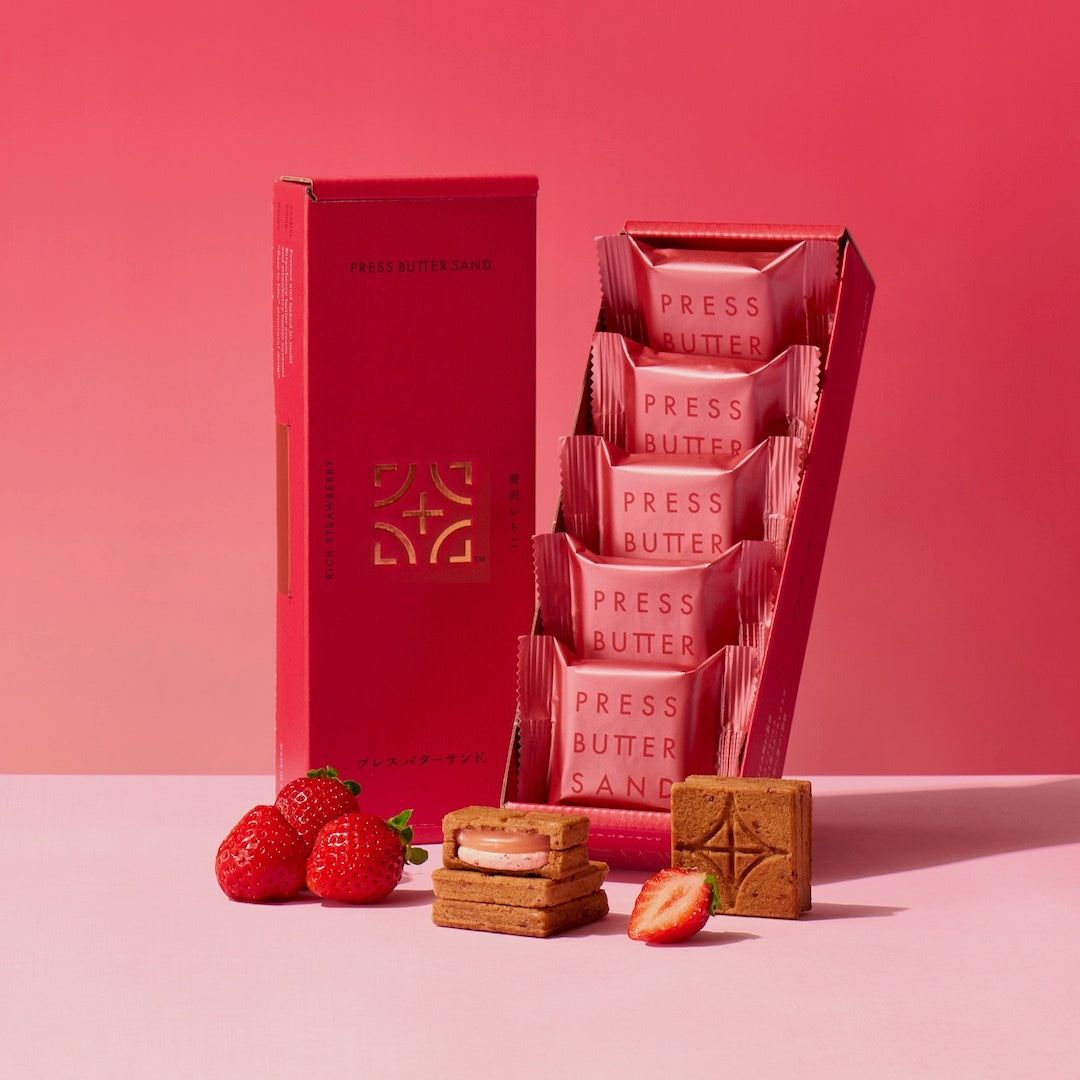 【母の日限定デザイン】バターサンド2種セット贈り物〈贅沢いちご〉10個入