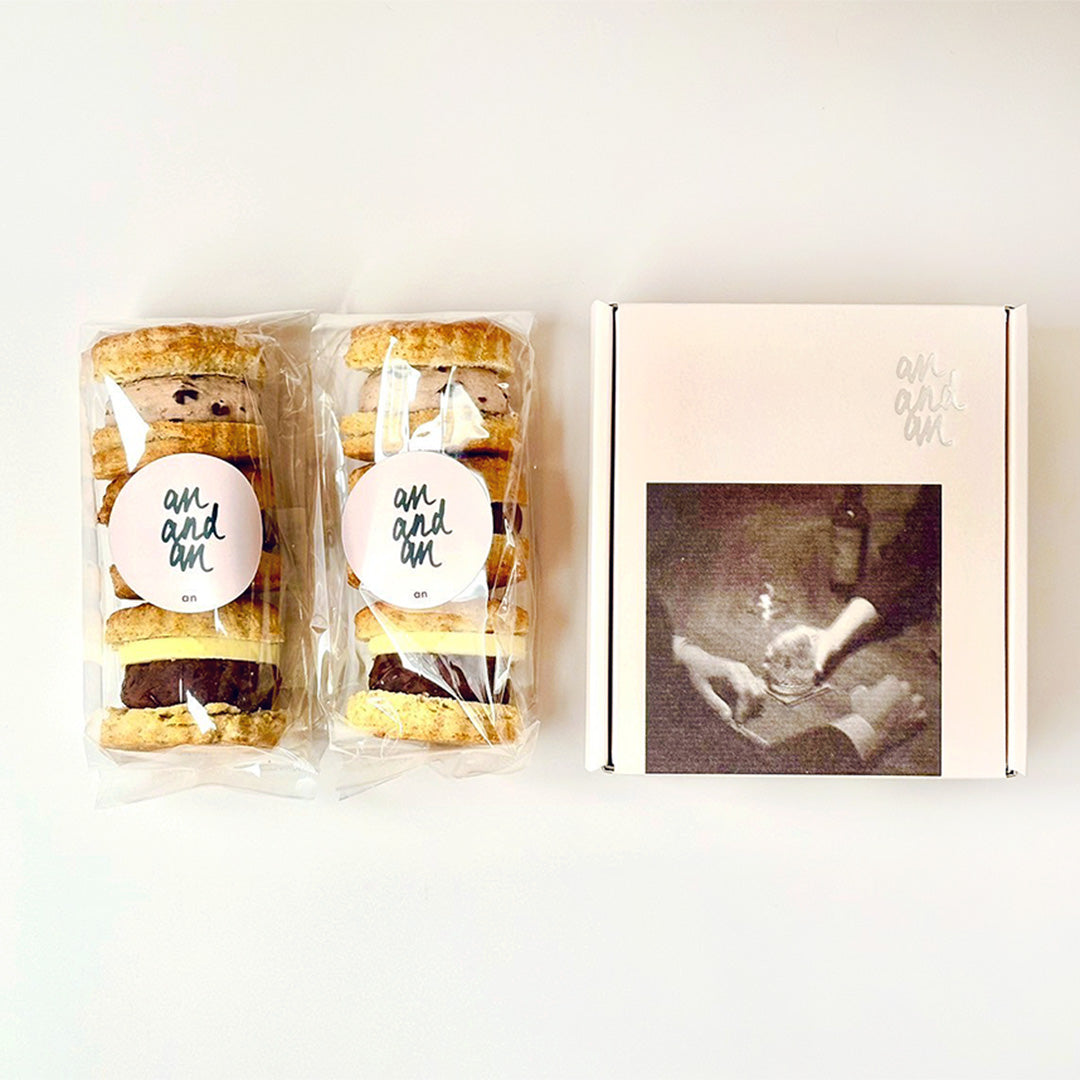 【an and an】あんバタースコーンサンド 小豆 6個入り