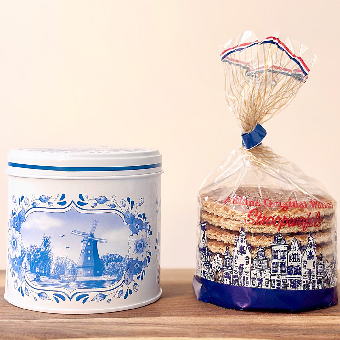 【ホーランドワッフル】ストループワッフル 缶入り