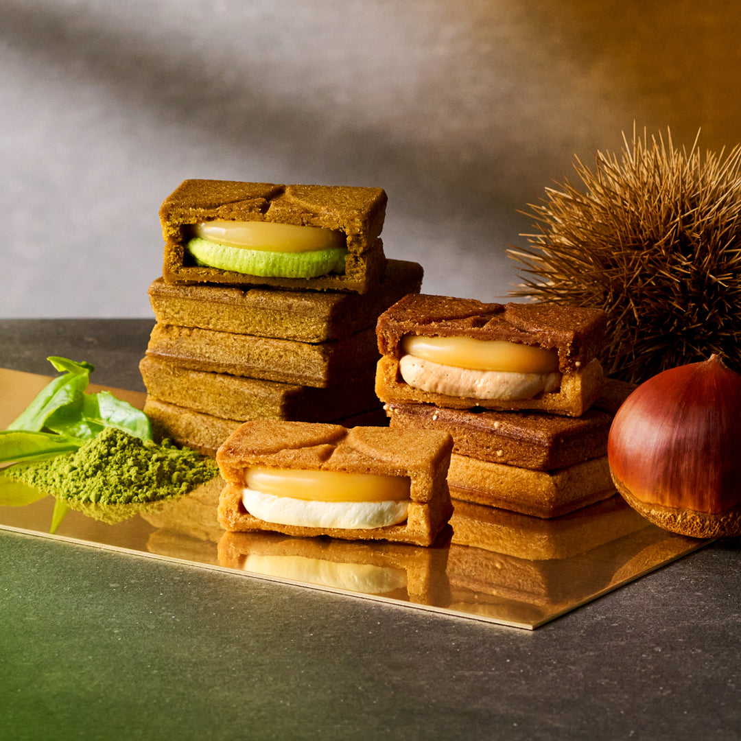 バターサンド3種詰合せ〈栗・宇治抹茶〉 12個入