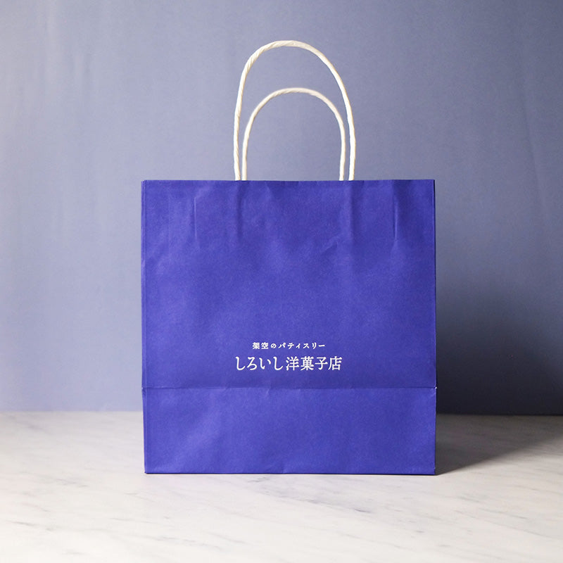 洋菓子店のショップ袋、ショッパーの大小8点セット - ラッピング・包装