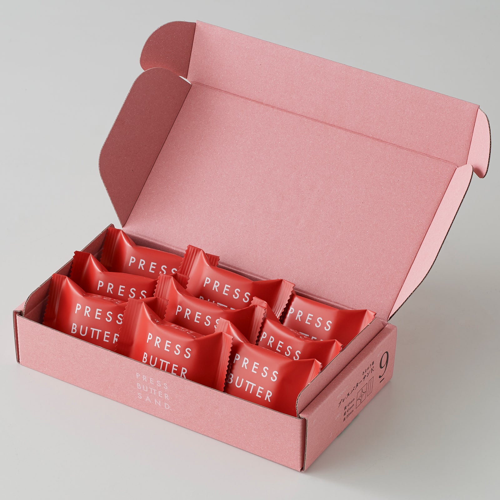 バターサンド〈あまおう苺〉9個入