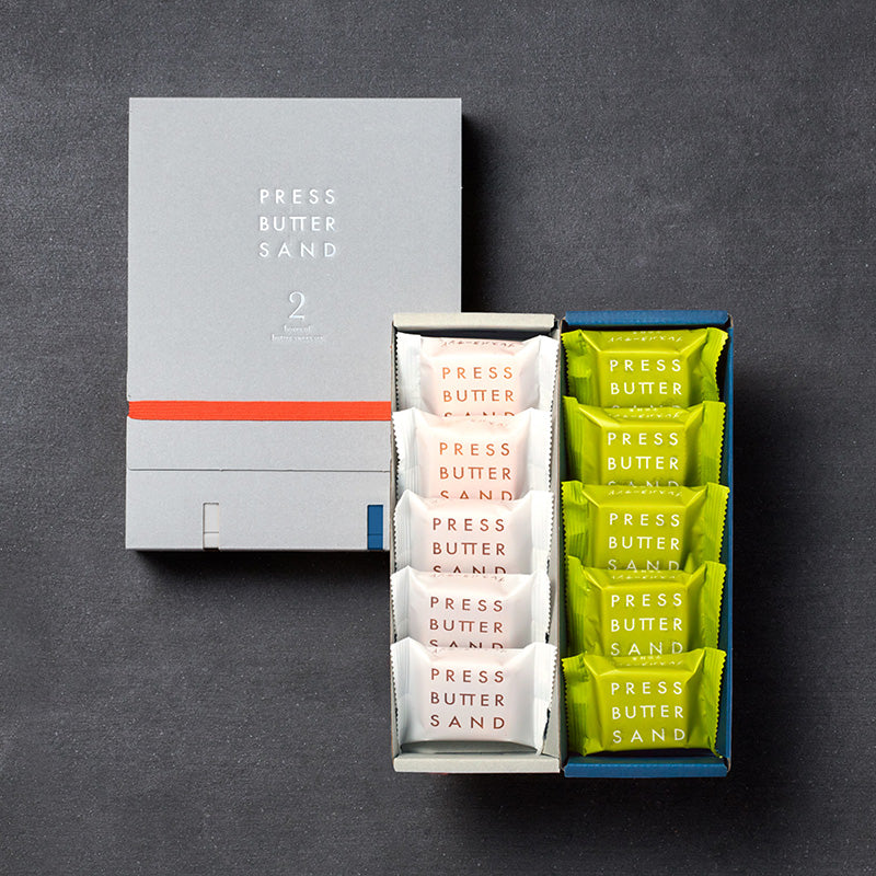 バターサンド2種セット贈り物〈宇治抹茶〉10個入