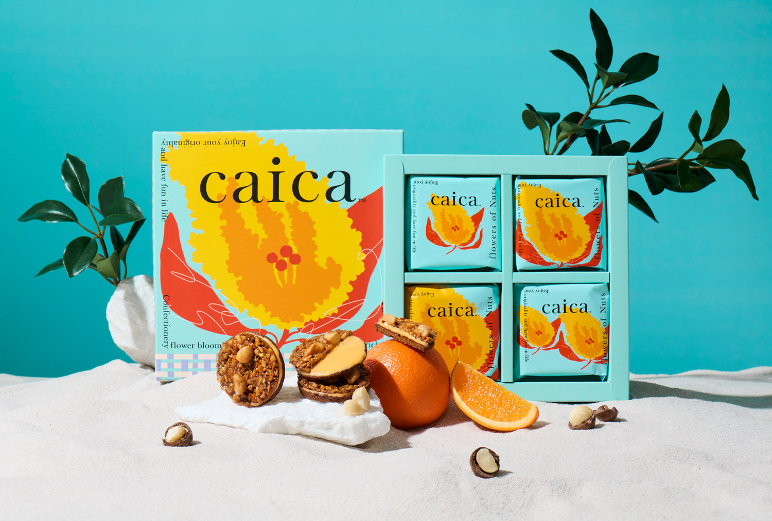 【caica】7/22（火）発売「フロランショコラサンド〈マカダミアオレンジ〉」“マカダミアナッツ”が主役！オレンジ香る爽やかな逸品