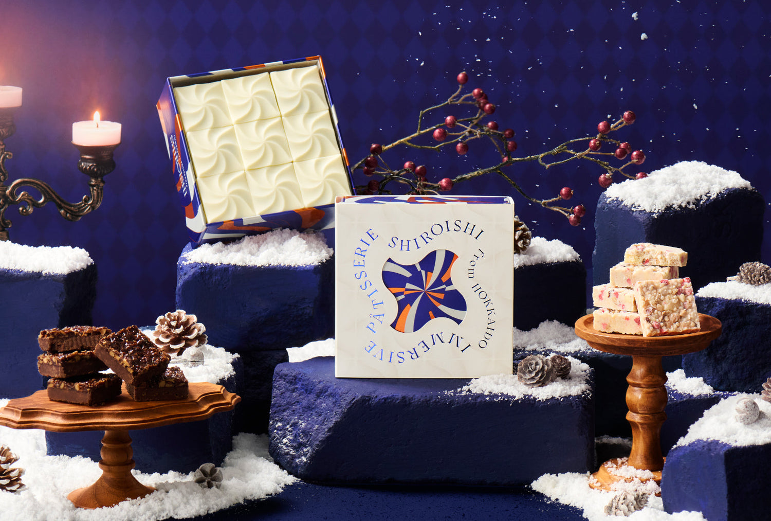 【しろいし洋菓子店】12月1日（月）発売／「しろいし洋菓子店のショコラクッキー缶～雪降る街のちいさなおはなし」が登場