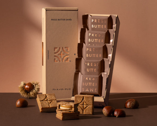 【PRESS BUTTER SAND】9月1日（火）販売開始！もっと“栗” 香り・コク・余韻を追求した大人の栗スイーツ。秋の実りを堪能する「バターサンド〈栗〉」リニューアル販売