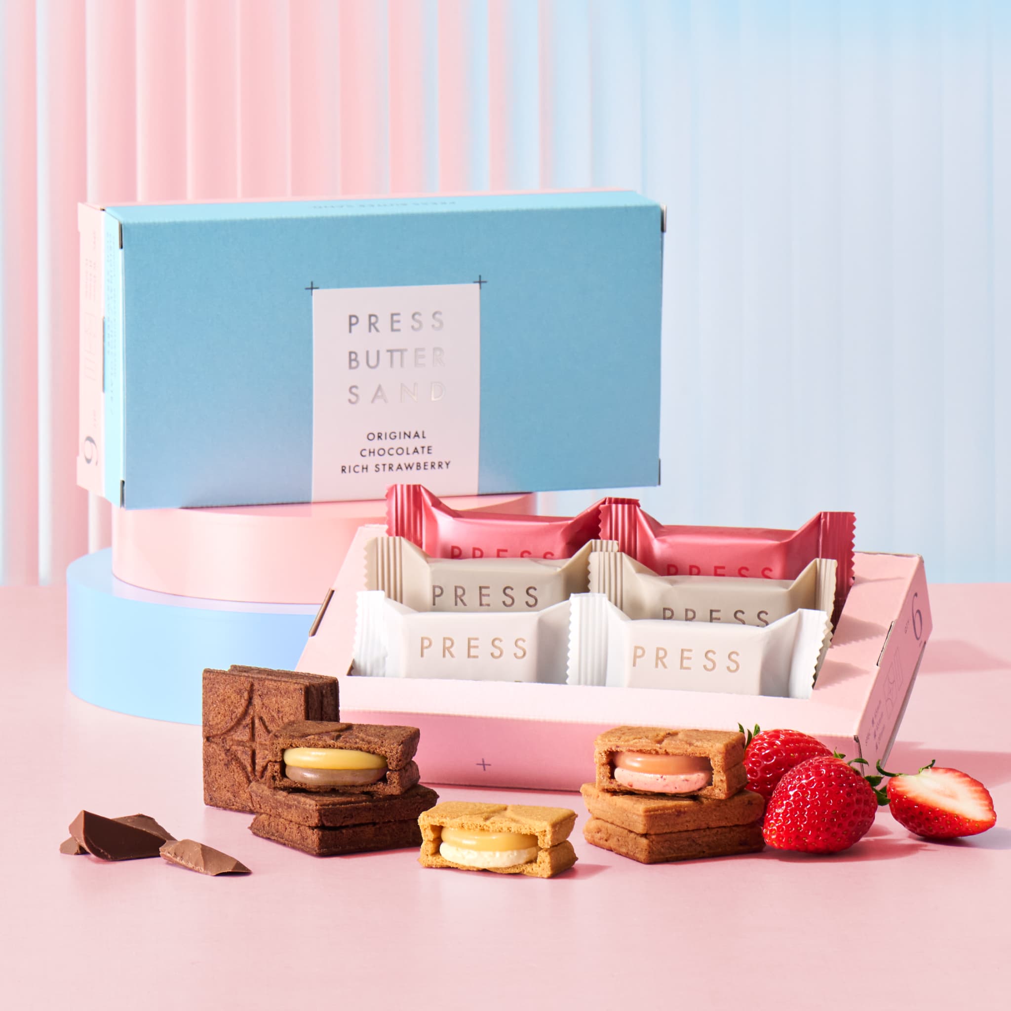 【PRESS BUTTER SAND】2026年2月15日（日）／「桜」や「苺」、春限定の商品を発売