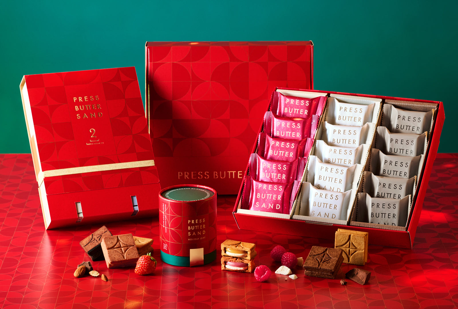 【PRESS BUTTER SAND】11/1（土）より順次発売／ホリデーシーズンに煌めく、限定セットが登場！