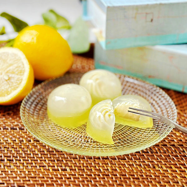 中津菓子 かねい】レアチーズの水まんじゅう レモン 6個入 | ベイク