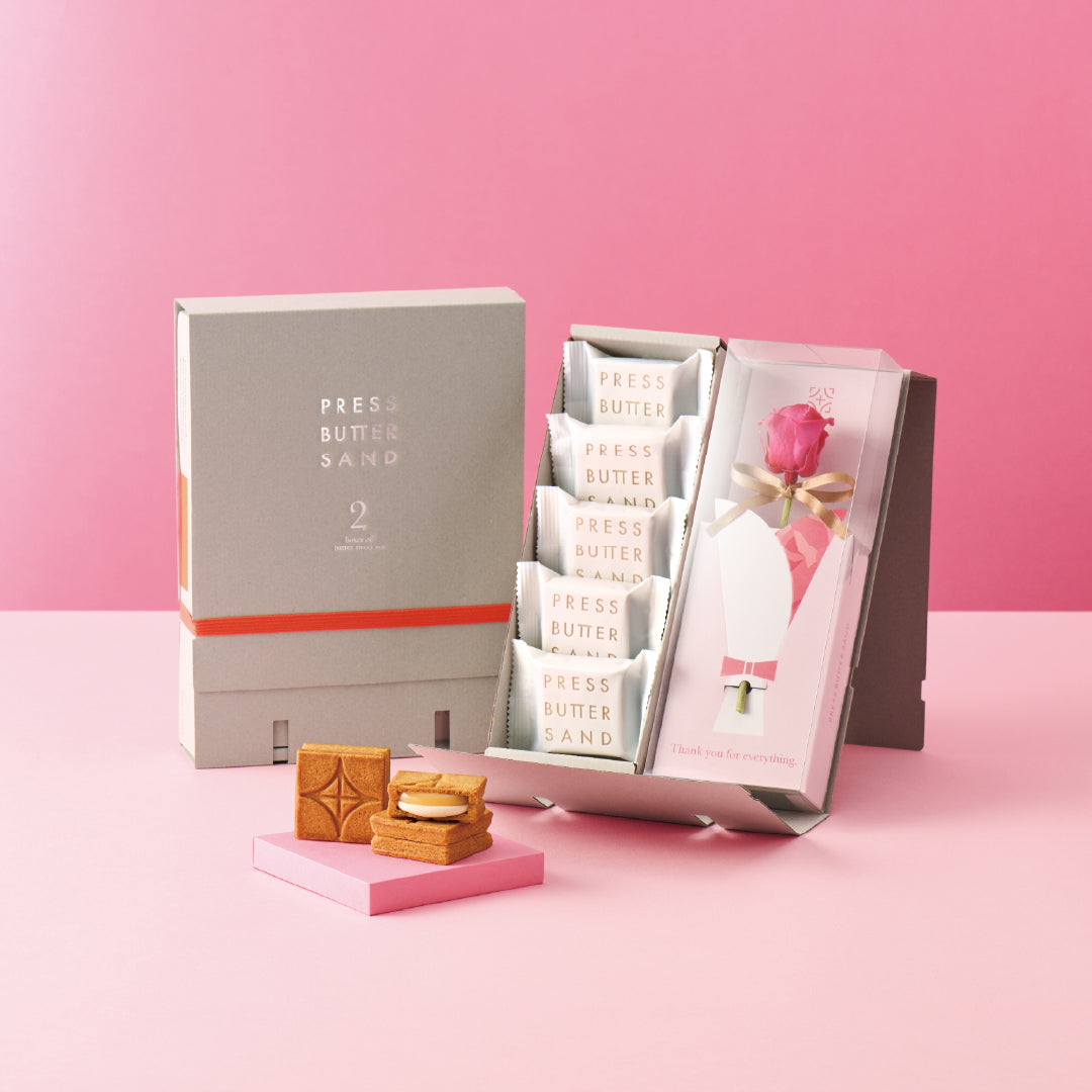 バターサンド5個入＆ローズギフトセット