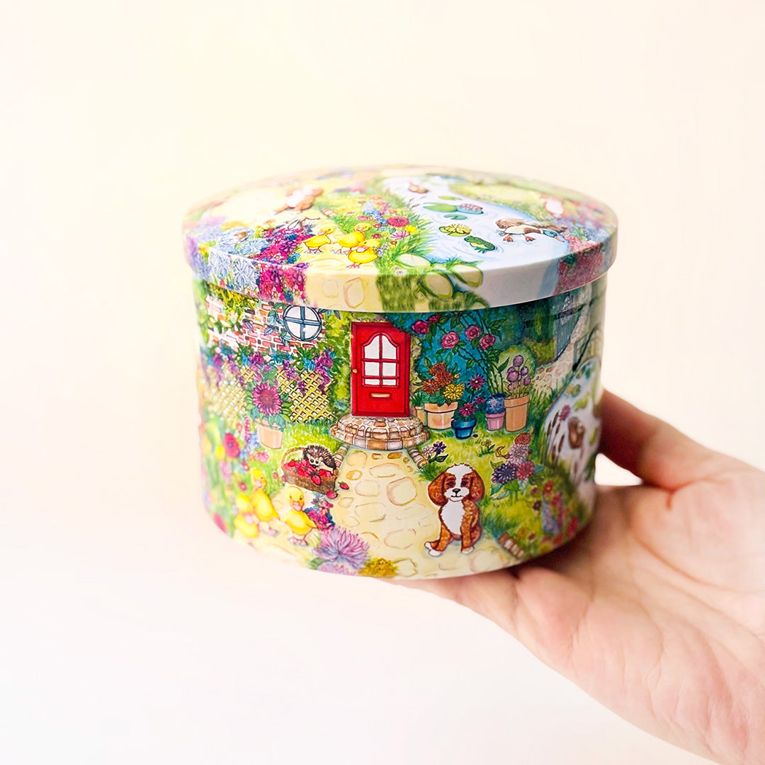 【ガーディナーズ】カントリーガーデン缶 クリームファッジ　