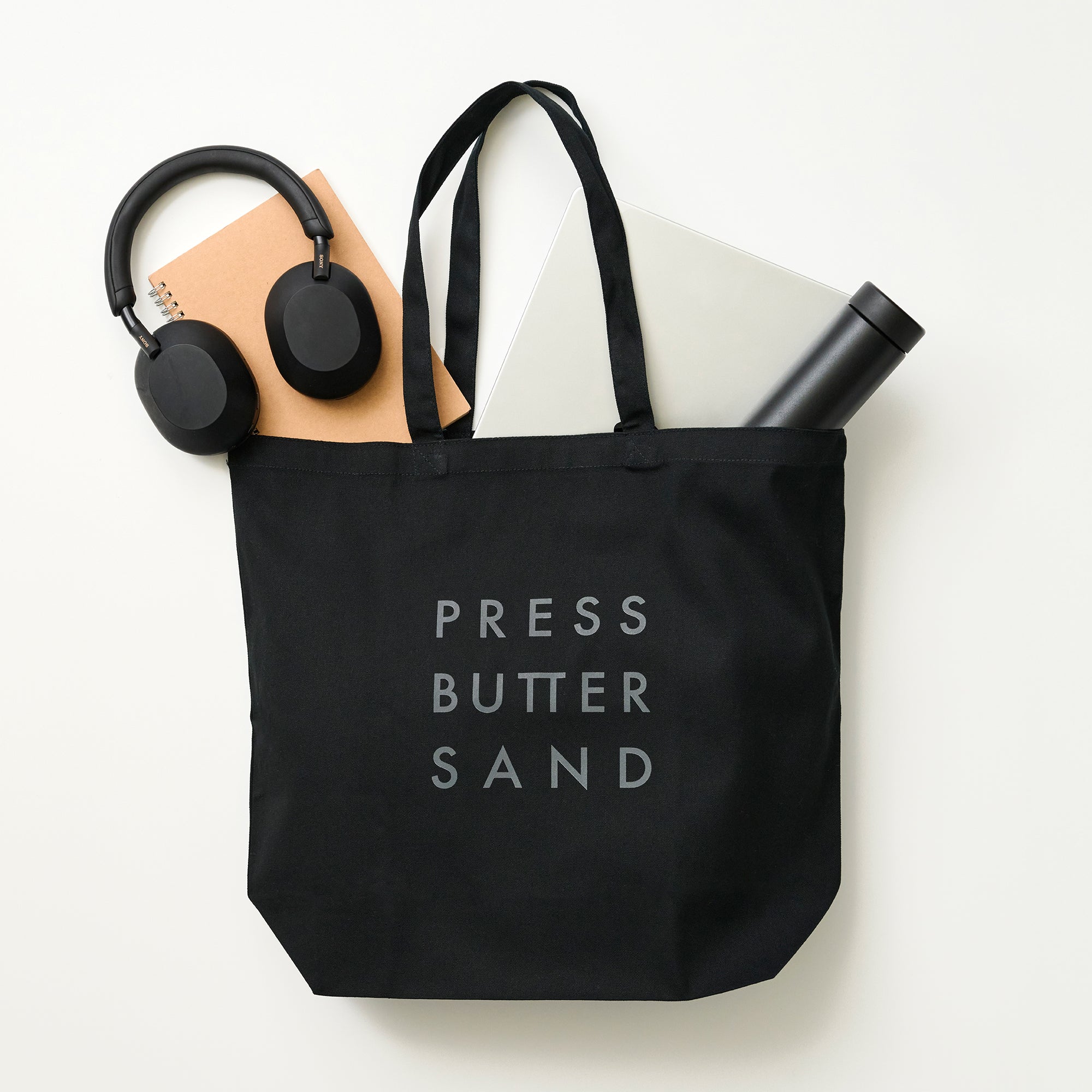 PRESS BUTTER SAND ロゴトートバッグ3