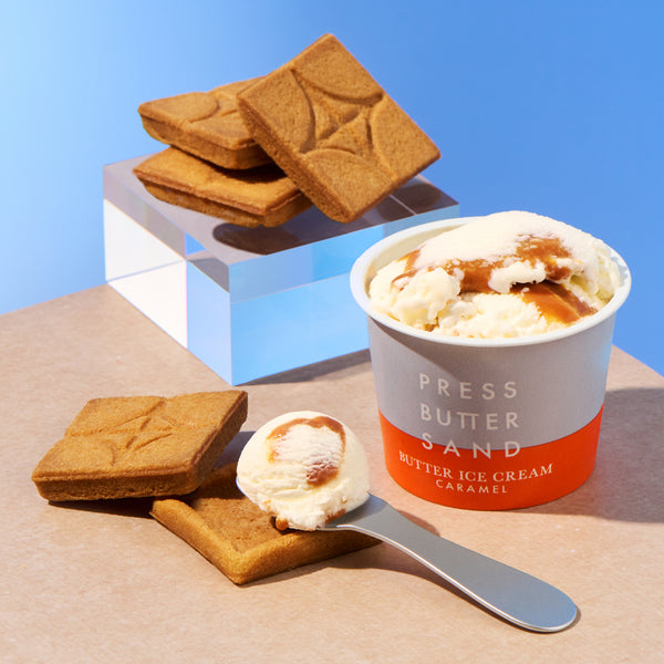 バターアイスクリーム〈キャラメル〉・クッキーセット | ベイク オンライン