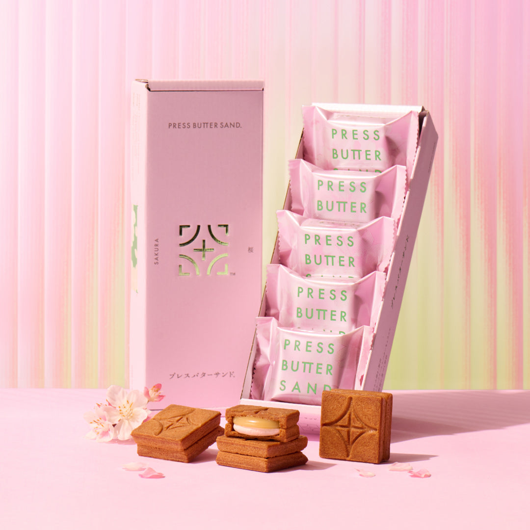 季節限定デザイン】バターサンド3種セットボックス〈贅沢いちご・桜