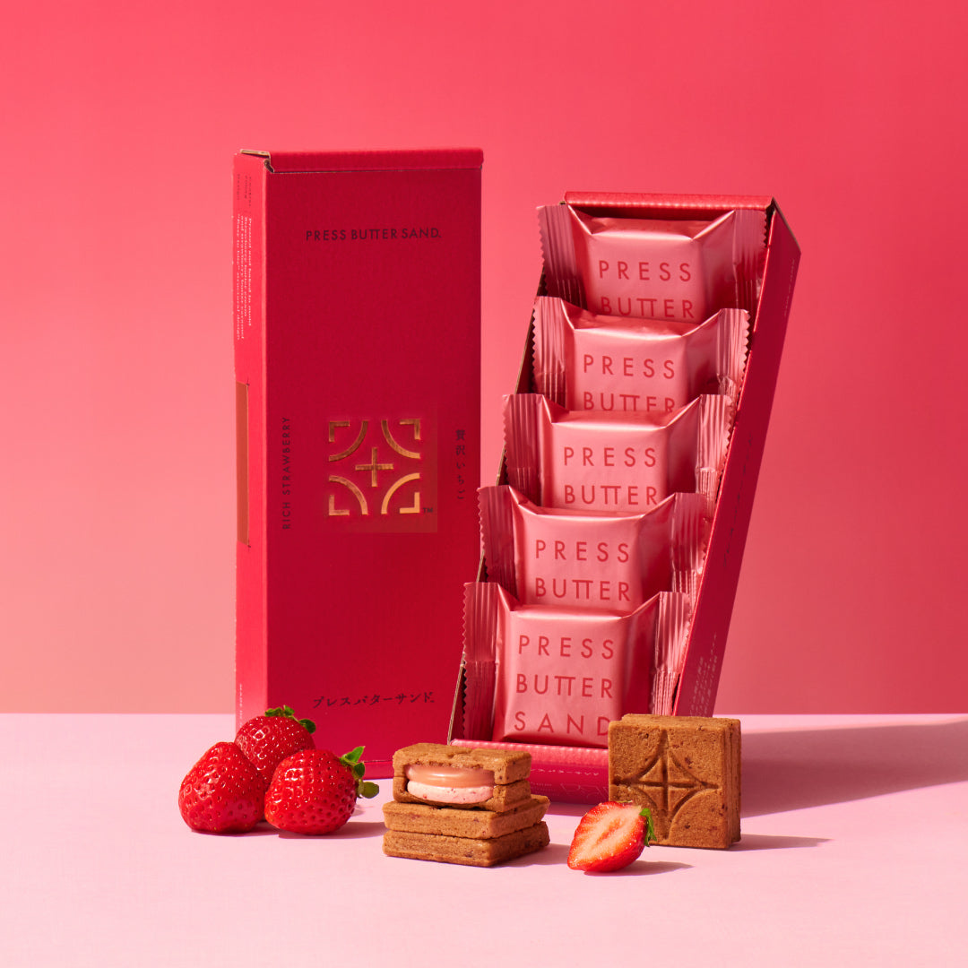 バターサンド〈贅沢いちご〉5個入