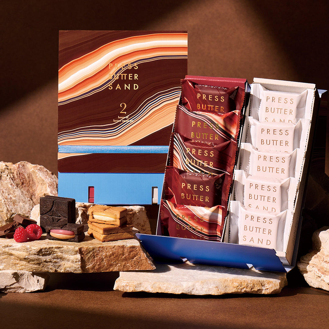 【季節限定デザイン】バターサンド2種セット贈り物〈ラズベリーショコラ〉10個入