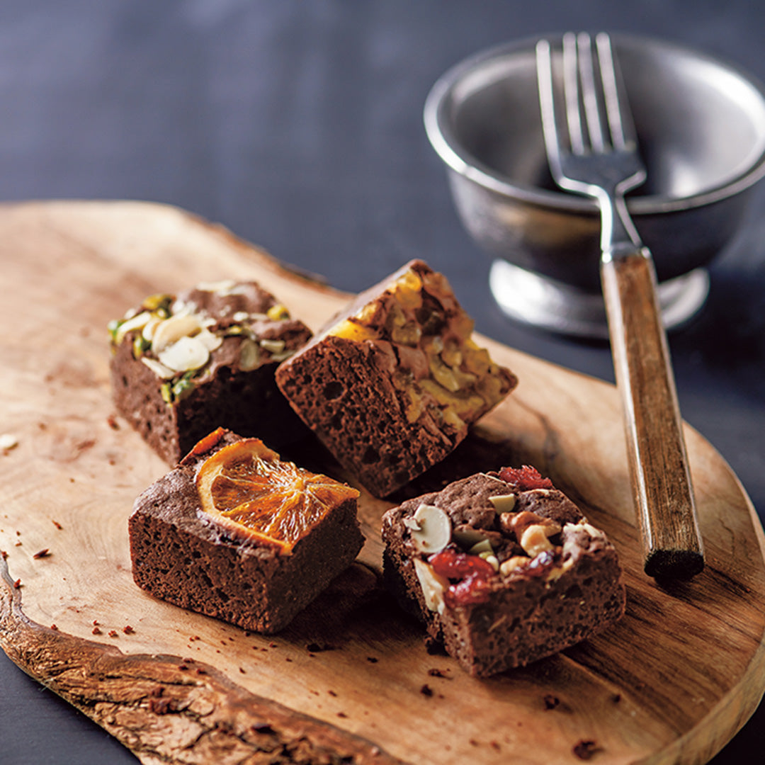 【ホシフルーツ】ナッツとドライフルーツの贅沢ブラウニー ６個