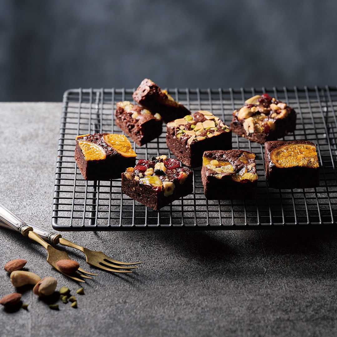 【ホシフルーツ】ナッツとドライフルーツの贅沢ブラウニー ６個