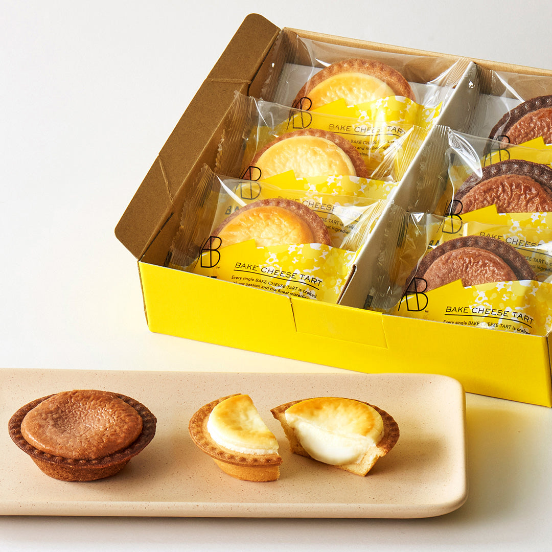 BAKE CHEESE TART チーズタルト6P BOX（チーズタルト3個・チョコレート